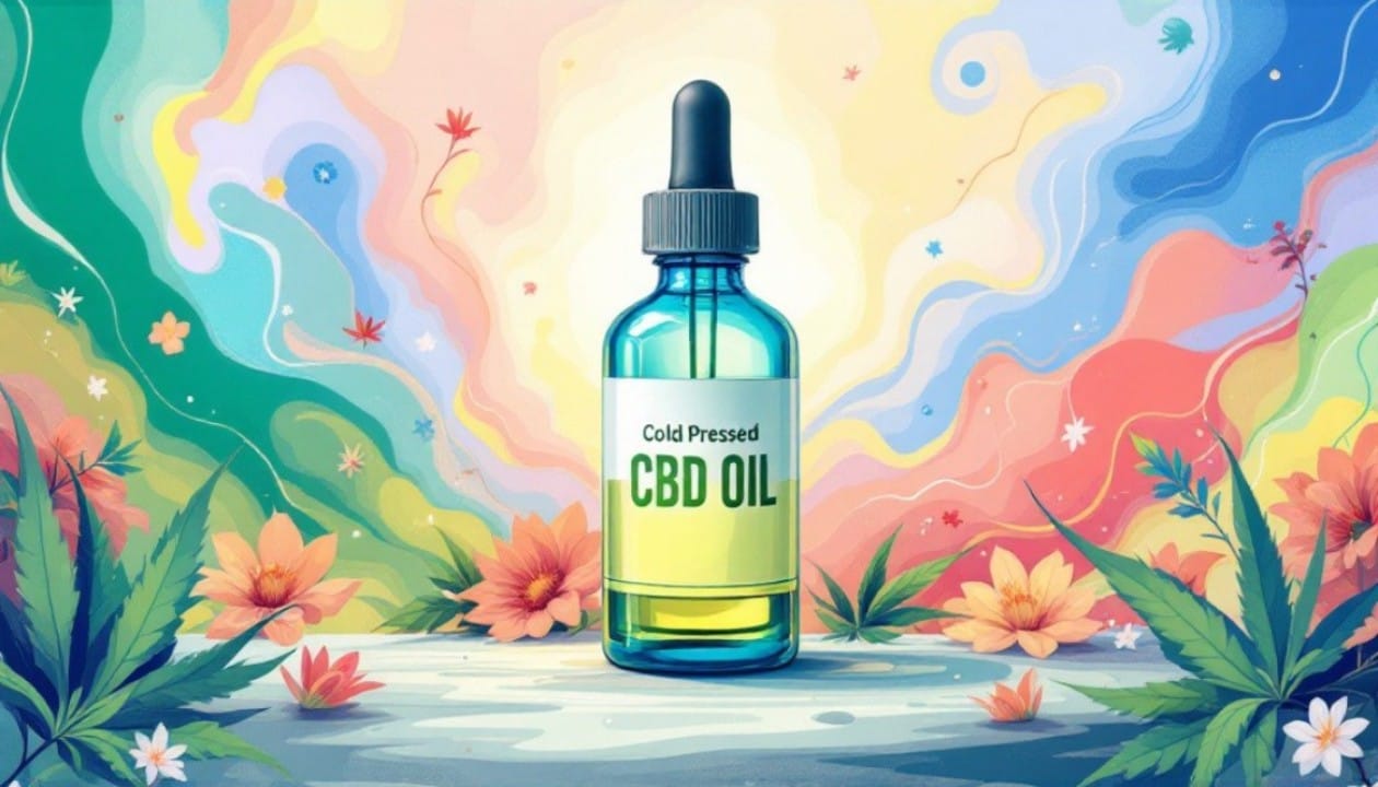 Huile de CBD pressée à froid